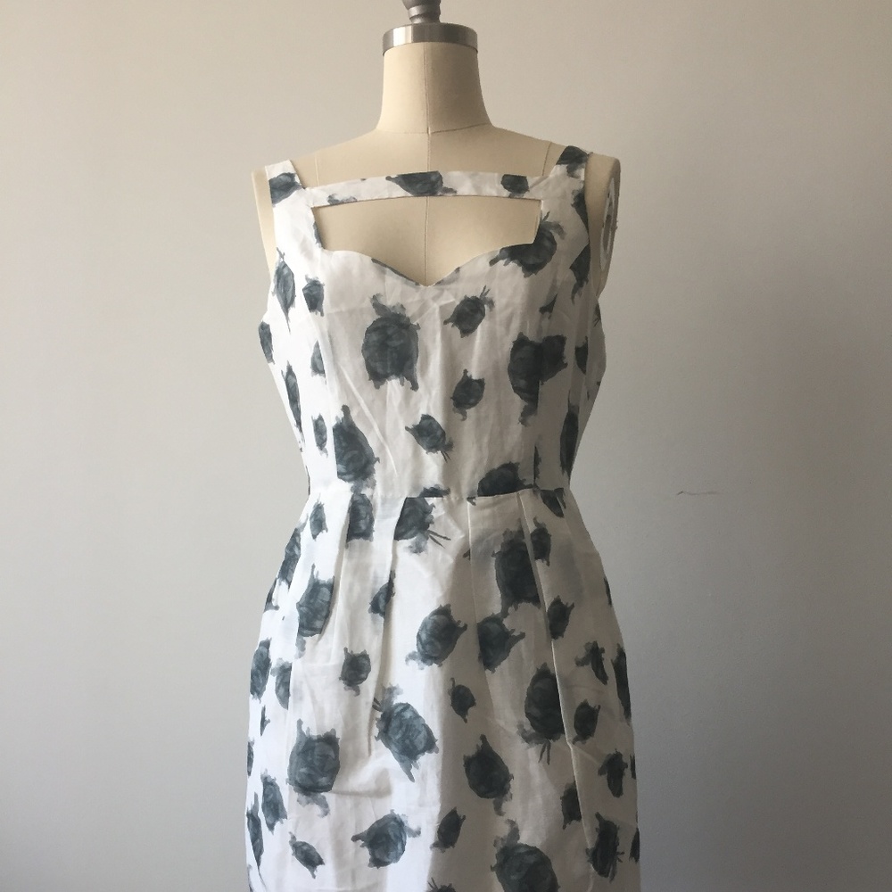 BB Dakota Charlotte Floral Dress Smoke Grey